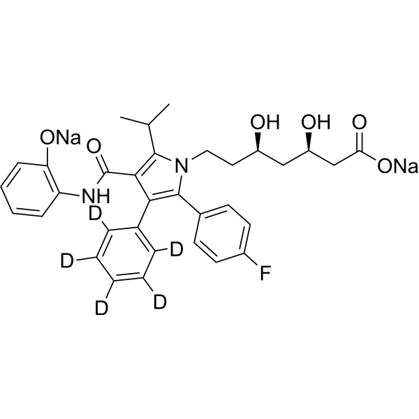 2-Hydroxy Atorvastatin-d5 disodium 1276537-19-9